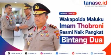 Wakapolda Maluku Imam Thobroni Resmi Naik Pangkat Bintang Dua