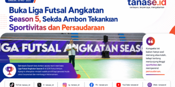 Buka Liga Futsal Angkatan Season 5, Sekda Ambon Tekankan Sportivitas dan Persaudaraan