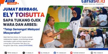 Jumat Berbagi, Ely Toisutta Sapa Tukang Ojek Wara dan Arbes: “Tetap Semangat Melayani Masyarakat”