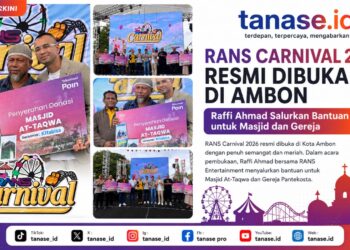 RANS Carnival 2026 Resmi Dibuka di Ambon, Raffi Ahmad Salurkan Bantuan untuk Masjid dan Gereja