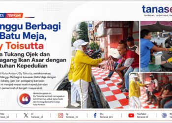 Minggu Berbagi di Batu Meja, Ely Toisutta Sapa Tukang Ojek dan Pedagang Ikan Asar dengan Sentuhan Kepedulian