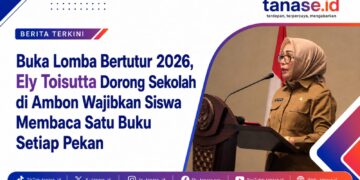 Buka Lomba Bertutur 2026, Ely Toisutta Dorong Sekolah di Ambon Wajibkan Siswa Membaca Satu Buku Setiap Pekan