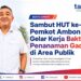 Sambut HUT ke-451, Pemkot Ambon Gelar Kerja Bakti dan Penanaman Gadihu di Area Publik