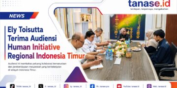 Ely Toisutta Terima Audiensi Human Initiative Regional Indonesia Timur