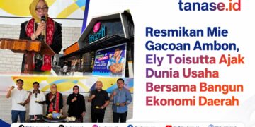 Resmikan Mie Gacoan Ambon, Ely Toisutta Ajak Dunia Usaha Bersama Bangun Ekonomi Daerah