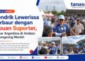 Hendrik Lewerissa Berbaur dengan Ribuan Suporter, Nobar Argentina di Ambon Berlangsung Meriah