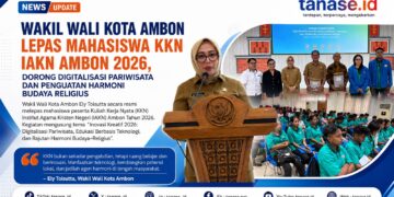 Wakil Wali Kota Ambon Lepas Mahasiswa KKN IAKN Ambon 2026, Dorong Digitalisasi Pariwisata dan Penguatan Harmoni Budaya Religius