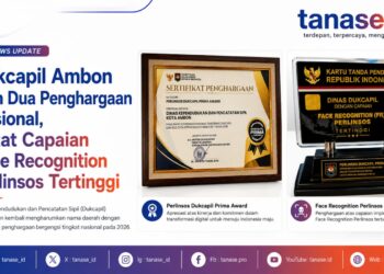 Dukcapil Ambon Raih Dua Penghargaan Nasional, Catat Capaian Face Recognition Perlinsos Tertinggi