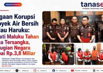 Dugaan Korupsi Proyek Air Bersih Pulau Haruku: Kejati Maluku Tahan Lima Tersangka, Kerugian Negara Capai Rp3,8 Miliar