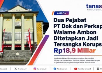 Dua Pejabat PT Dok dan Perkapalan Waiame Ambon Ditetapkan Jadi Tersangka Korupsi Rp18,9 Miliar