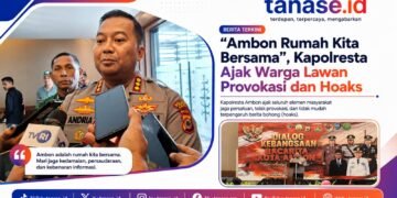 ‎“Ambon Rumah Kita Bersama”, Kapolresta Ajak Warga Lawan Provokasi dan Hoaks