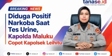 Diduga Positif Narkoba Saat Tes Urine, Kapolda Maluku Copot Kapolsek Leihitu