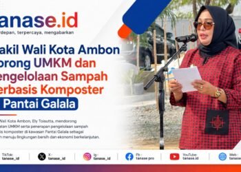 ‎Wakil Wali Kota Ambon Dorong UMKM dan Pengelolaan Sampah Berbasis Komposter di Pantai Galala