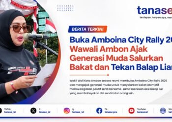 Buka Amboina City Rally 2026, Wawali Ambon Ajak Generasi Muda Salurkan Bakat dan Tekan Balap Liar