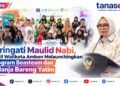 Peringati Maulid Nabi, Wakil Walikota Ambon Melaunchingkan Program Beasteam dan Belanja Bareng Yatim