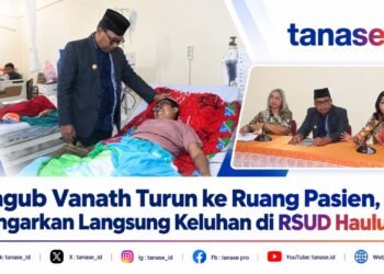 Wagub Vanath Turun ke Ruang Pasien, Dengarkan Langsung Keluhan di RSUD Haulussy