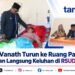 Wagub Vanath Turun ke Ruang Pasien, Dengarkan Langsung Keluhan di RSUD Haulussy