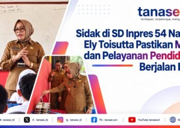 Sidak di SD Inpres 54 Nania, Ely Toisutta Pastikan MBG dan Pelayanan Pendidikan Berjalan Baik