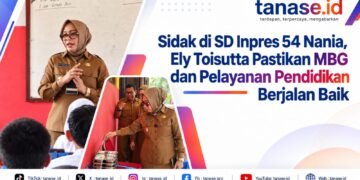 Sidak di SD Inpres 54 Nania, Ely Toisutta Pastikan MBG dan Pelayanan Pendidikan Berjalan Baik