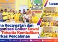 Lima Kecamatan dan Organisasi Golkar Kawal Ely Toisutta Kembalikan Berkas Pencalonan